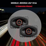 Bocinas Cerwin Vega 4x6 Pulgadas Serie HED H746