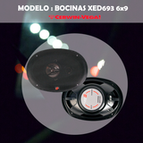 Par de Bocinas Coaxiales Cerwin Vega  Para Auto 6x9 Pulgadas XED693