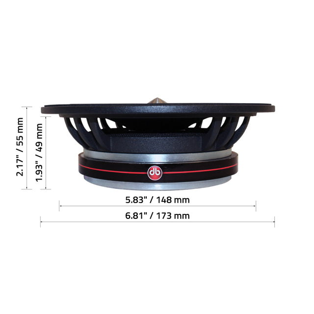 dB Drive P3 6K Set de Medios 6.5" PRO Audio Component Kit - P3 6K - imagen producto 7