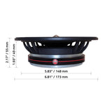 dB Drive P3 6K Set de Medios 6.5" PRO Audio Component Kit - P3 6K - imagen producto 7