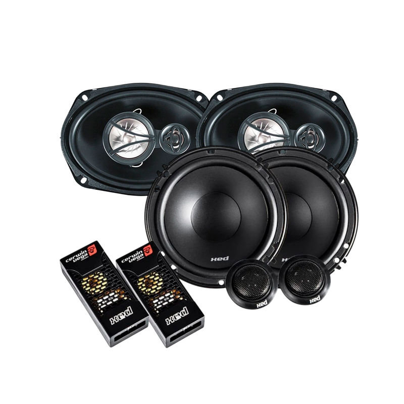 Pack Cerwin Vega Set de Medios XED650C con Bocinas 6x9" XED693
