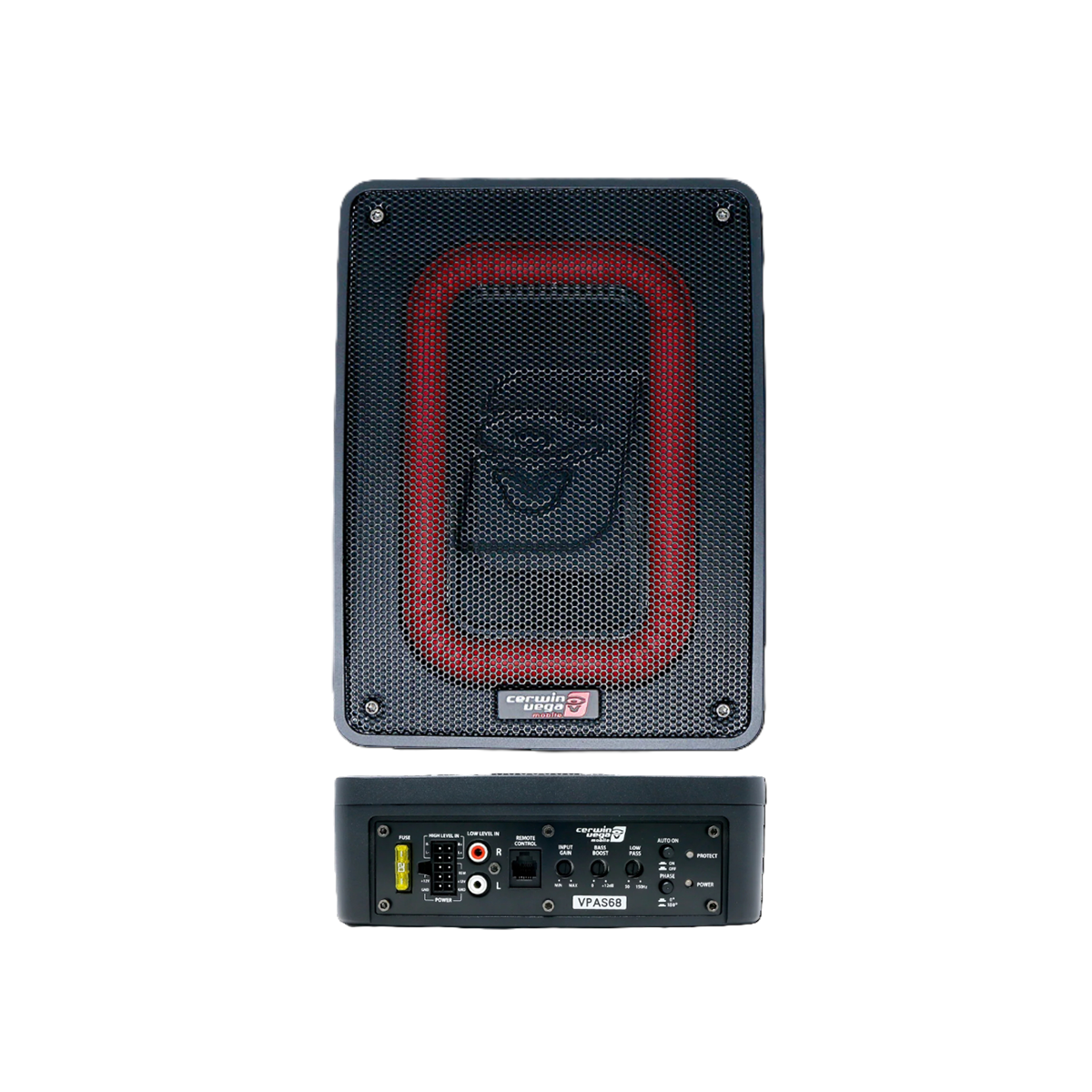 Subwoofer Cerwin Vega Amplificado Slim 6x8 Pulgadas Vpas68