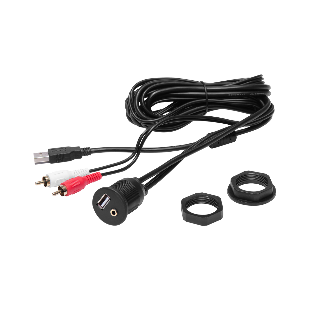 Planet Audio PPUSB | Extensión USB y auxiliar para panel — imagen oficial 1