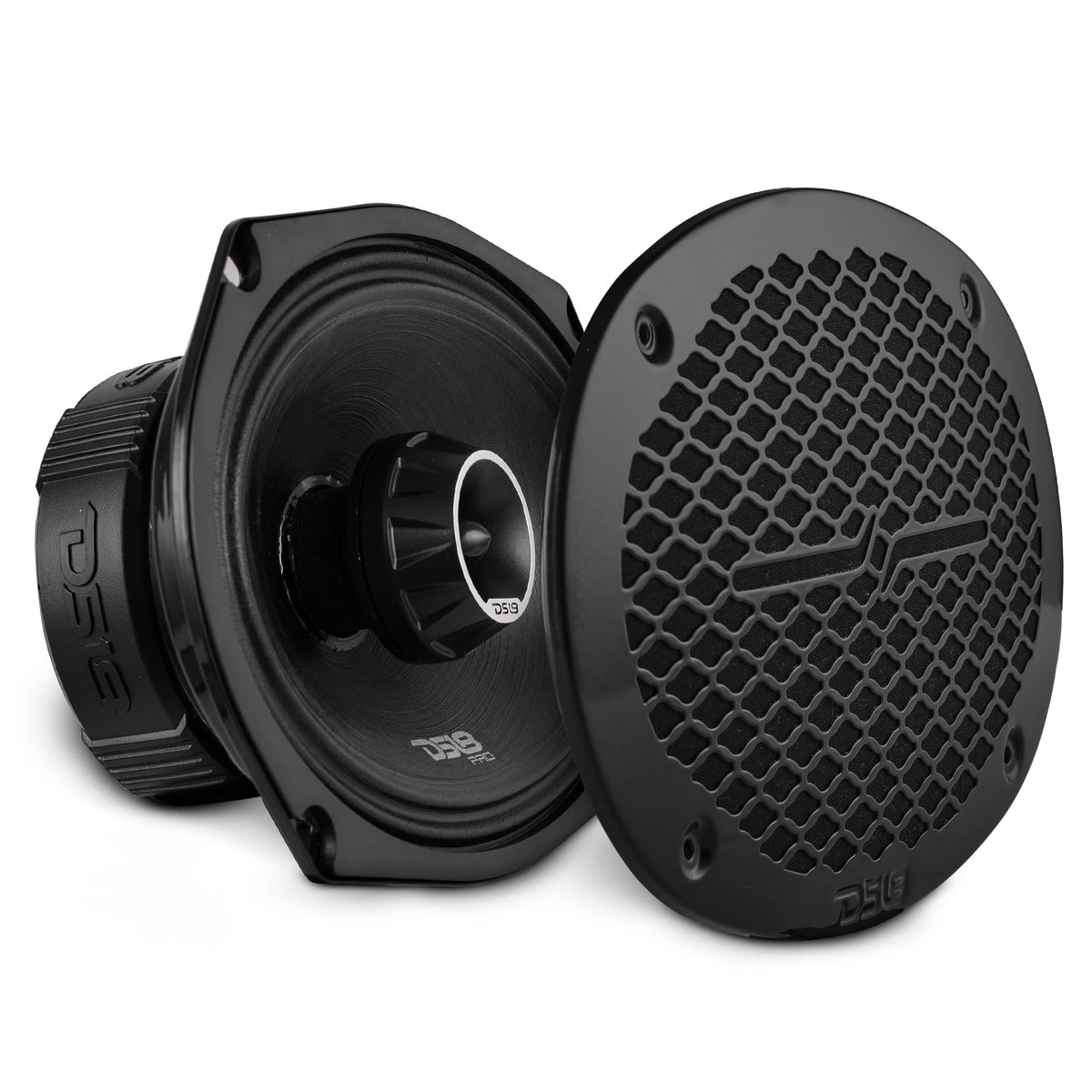 DS18 PRO-ZT69 bocina coaxial 6x9 con tweeter de bala y rejilla