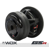 dB Drive WDX10G5R.4, vista posterior de subwoofer de 10 pulgadas, doble bobina de 4 ohms