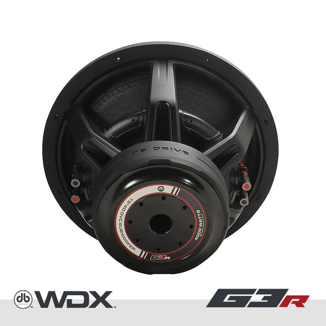 dB Drive WDX15G3R.4 Woofer de 15 pulgadas Dual 4-Ohm - WDX15G3R.4 - imagen producto 6