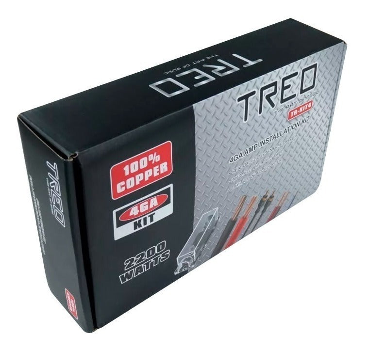 Kit de Instalación TREO Calibre 4 - 100% Cobre TR-KIT4