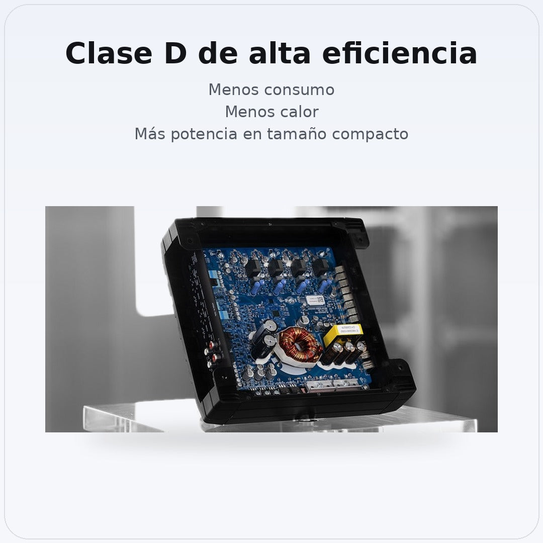 Amplificador 4 Canales Alpine S2-A36F Clase D 160W RMS