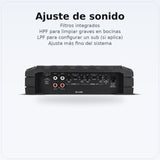 Amplificador 4 Canales Alpine S2-A36F Clase D 160W RMS