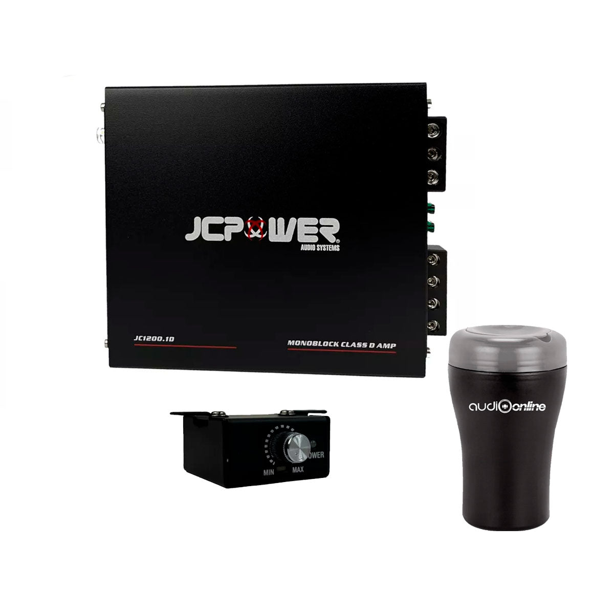 Amplificador 1 Canal JC Power JC1200.1d Clase D + Toallitas