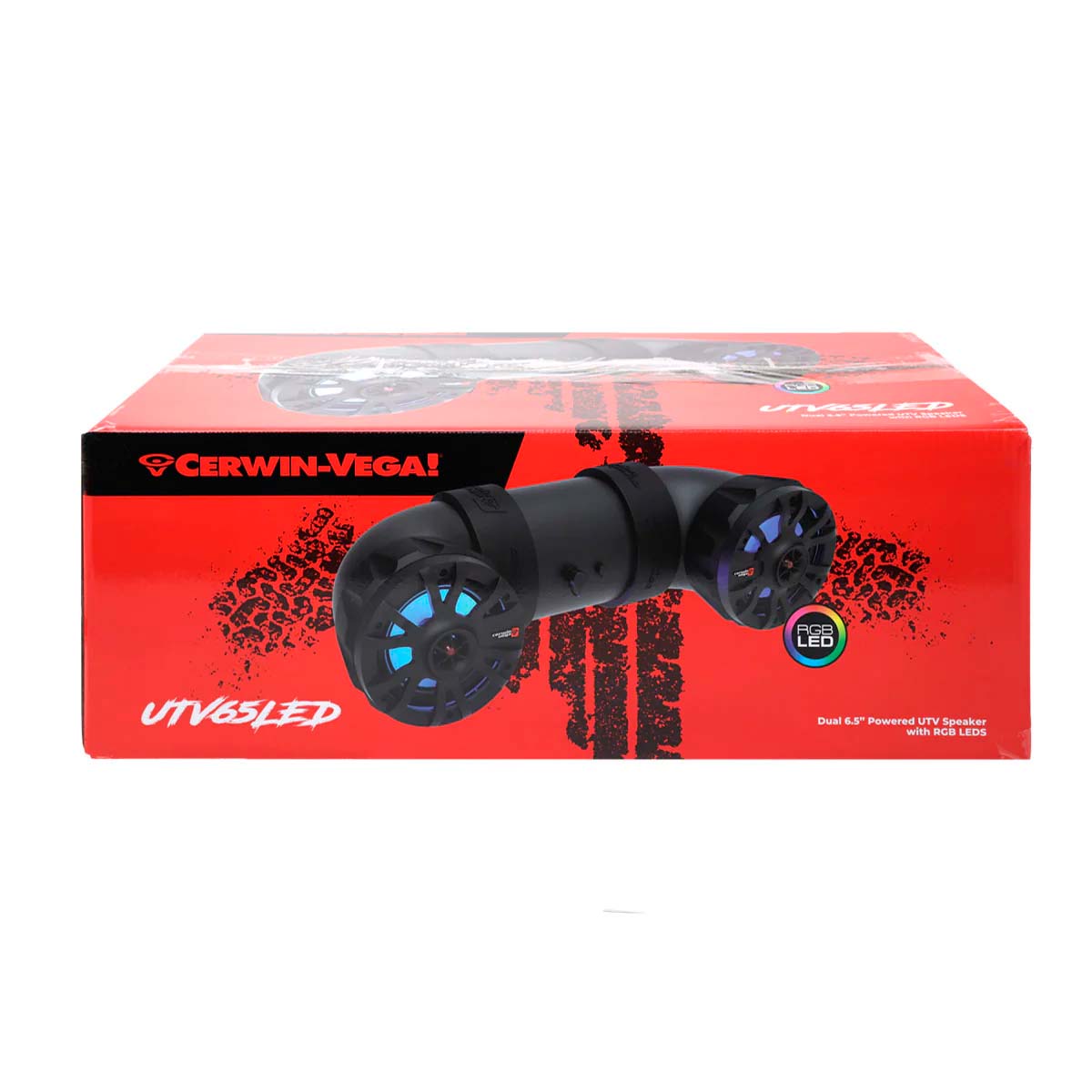 Bocina Amplificada Para Moto Cerwin Vega UTV65LED+ Toallitas