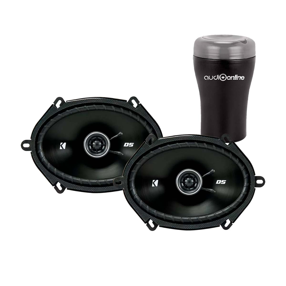 Bocinas Kicker 6x8 5x7 pulgadas 43DSC6804 + Toallitas Gratis