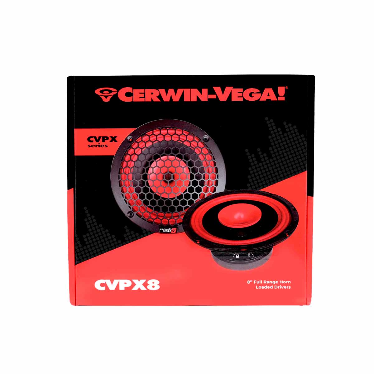 Medios Rangos Cerwin Vega CVPX8 8” | 200W Máx para Sonido Profesional