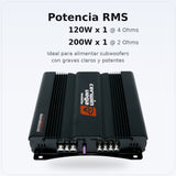 Amplificador Monoblock Cerwin Vega CVP1600.1D Clase AB