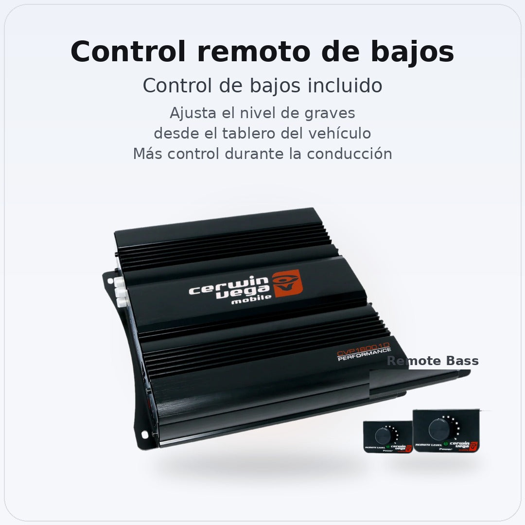 Amplificador Monoblock Cerwin Vega CVP1600.1D Clase AB