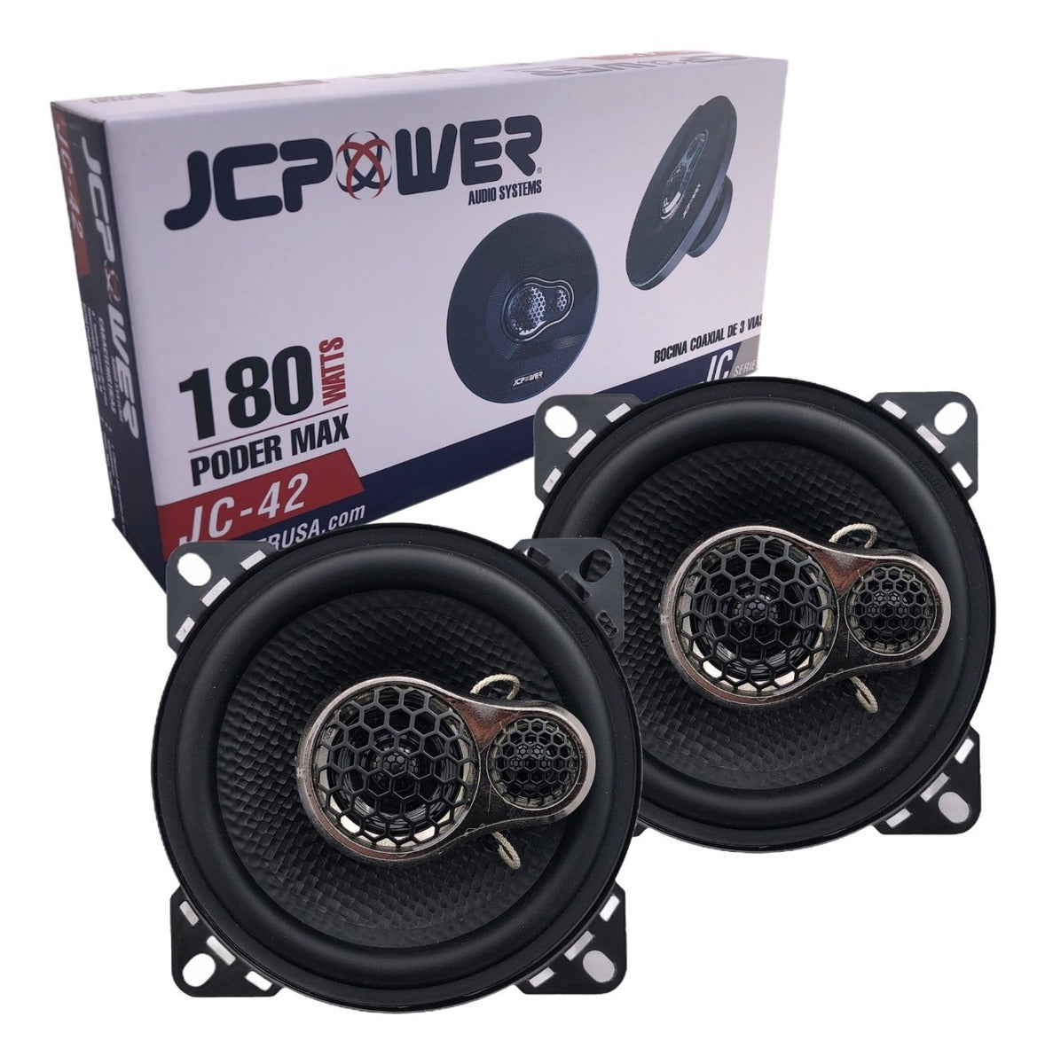 Bocinas 4 Pulgadas Jc Power Jc-42 De 3 Vias