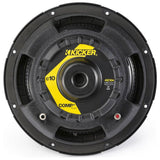 Subwoofer de 10 Pulgadas Kicker 43C104 + Toallitas Gratis