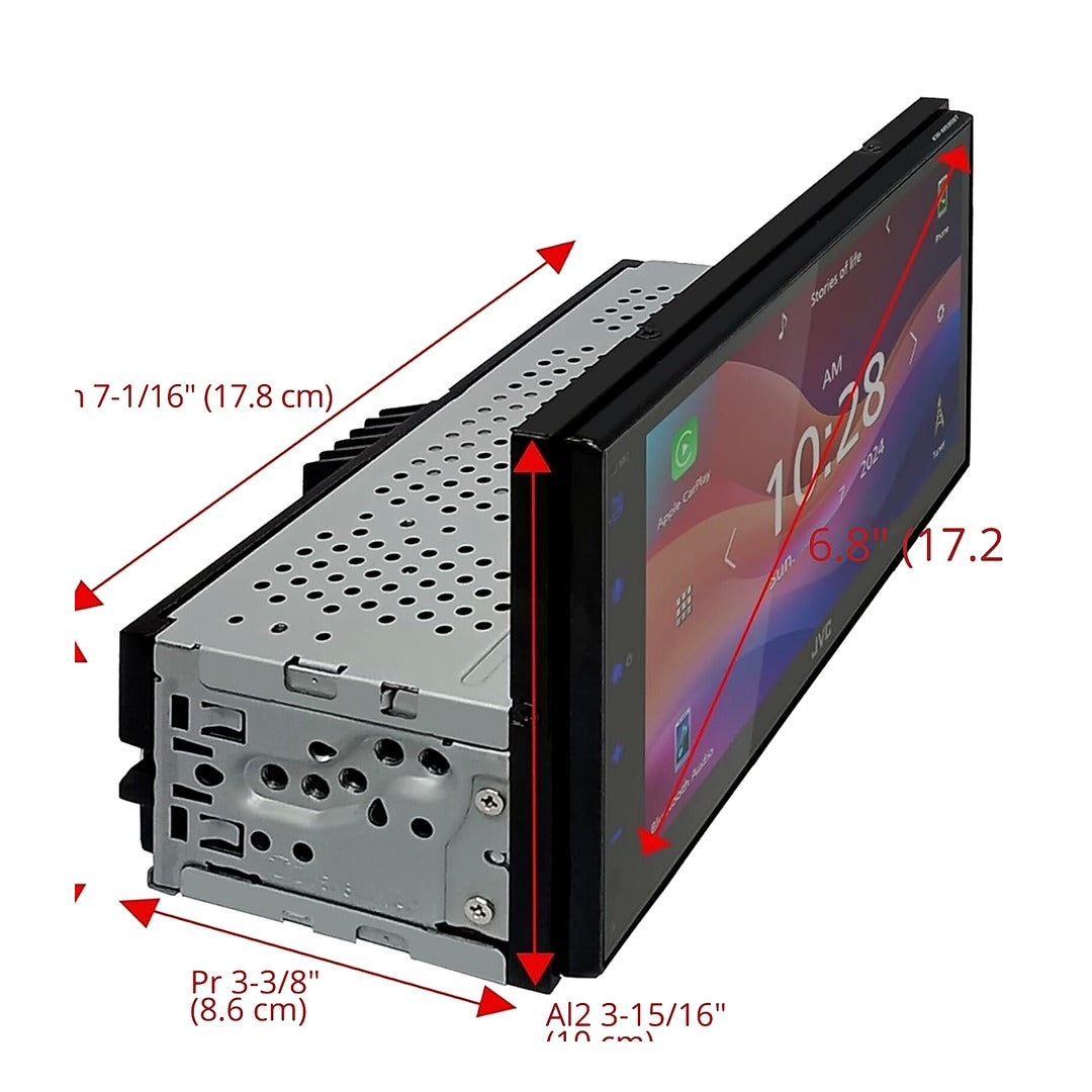 Pantalla JVC KW-M690BW 6.8″ CarPlay Android Auto Bluetooth