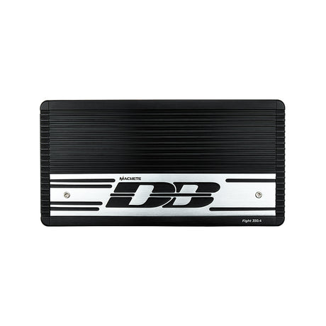 Amplificador Deaf Bonce Machete FIGHT 350.4, vista superior con modelo visible