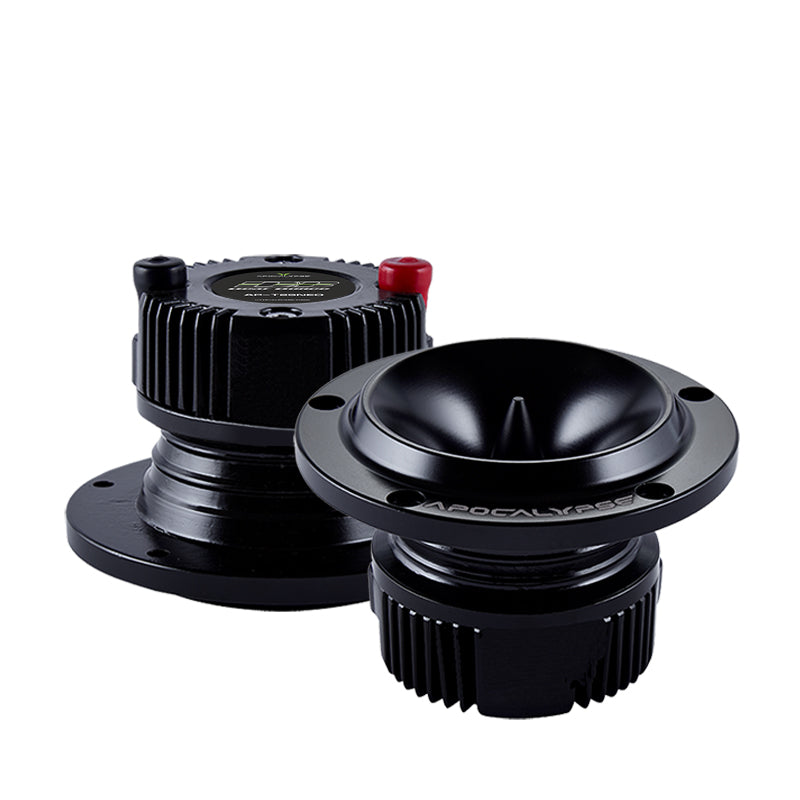 Par de tweeters Deaf Bonce Apocalypse AP-T25 NEO, vistas frontal y posterior