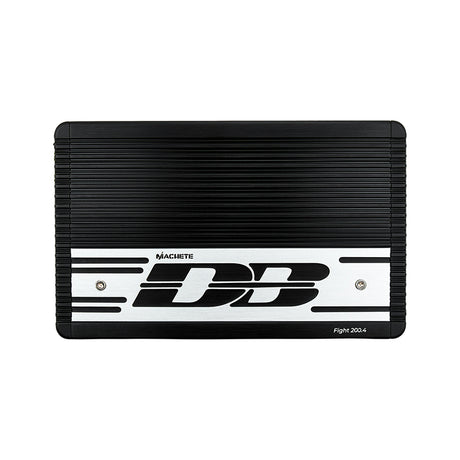 Amplificador Deaf Bonce Machete FIGHT 200.4, vista superior con modelo visible