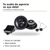 Set De Medios Infinity Reference REF607CF Bocinas 6.5 (Par)