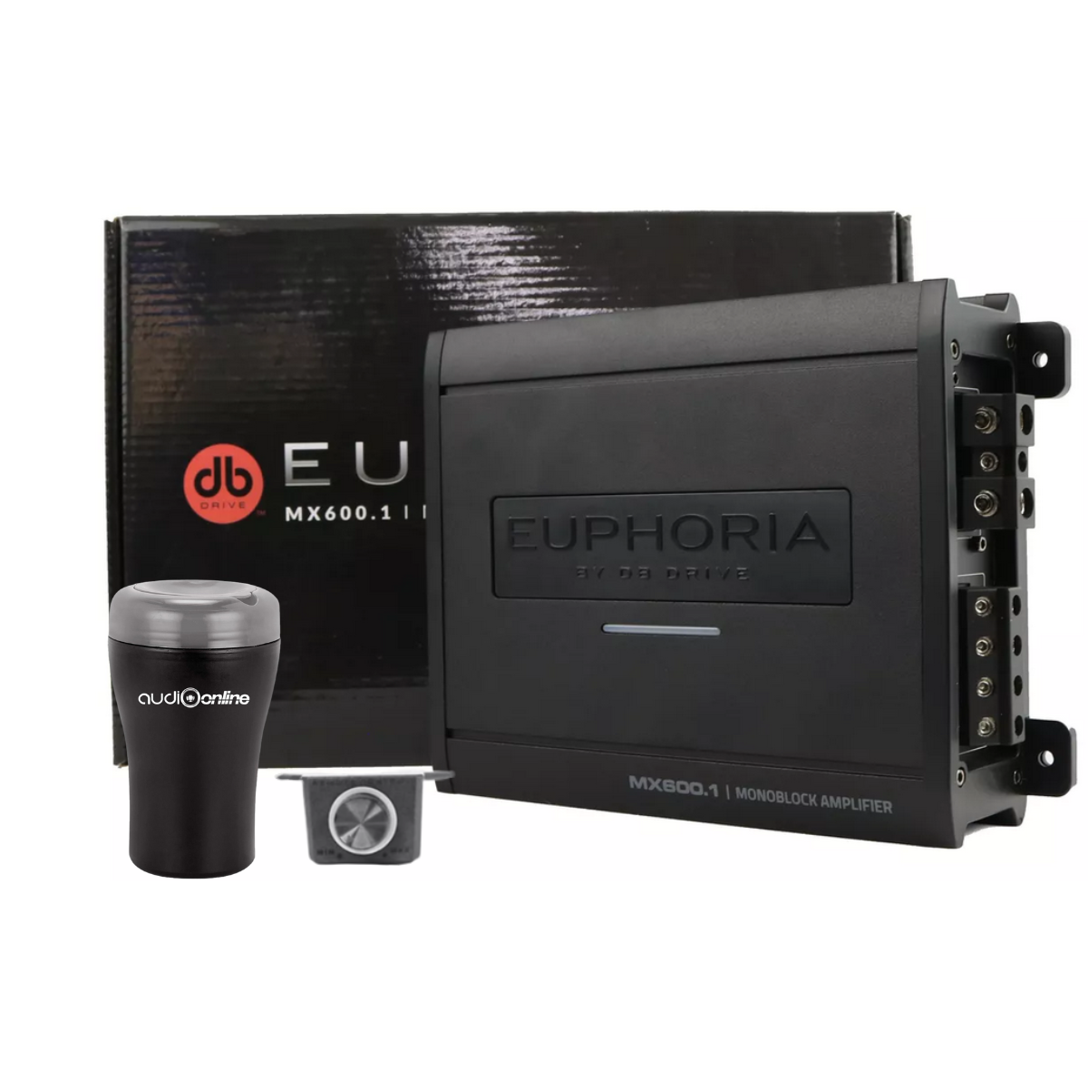 Amplificador Euphoria MX600.1 - 600W RMS, Clase D, Monoblock