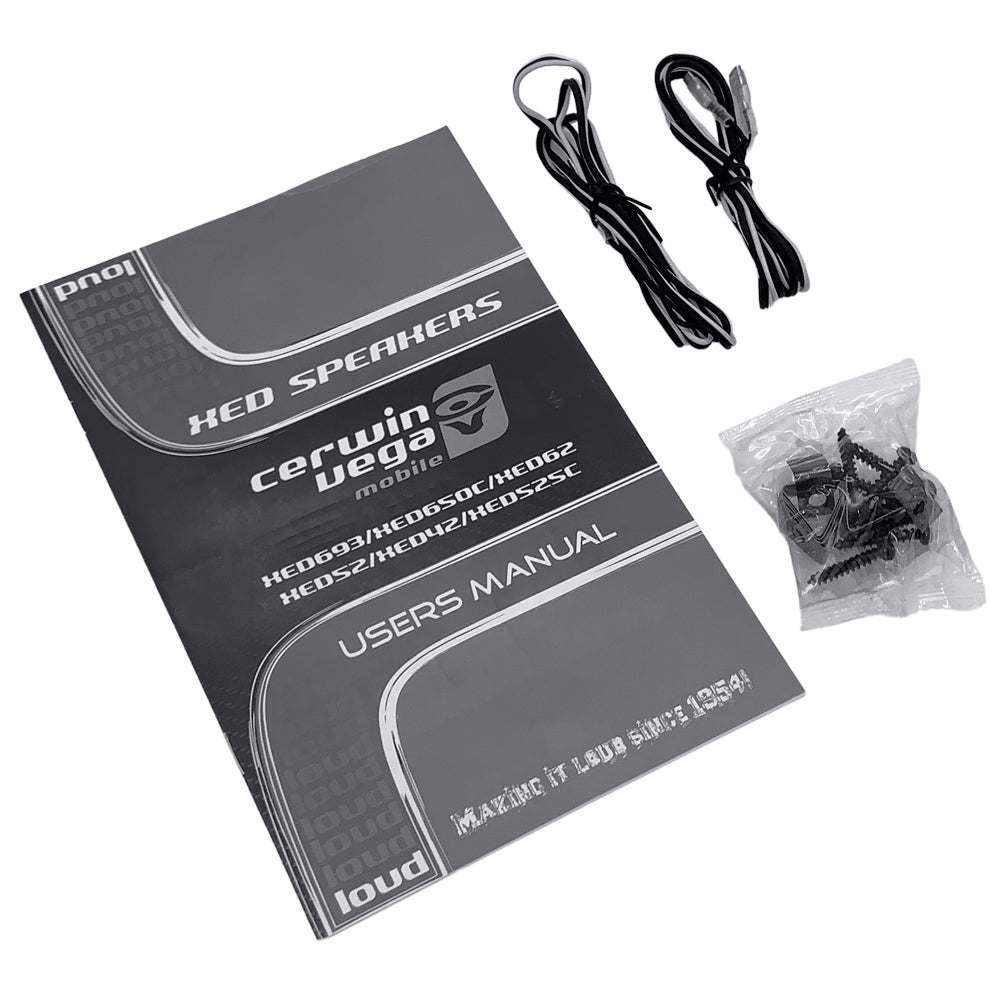 Bocinas Cerwin Vega XED42 - 4″, 275W Máx, 2 Vías