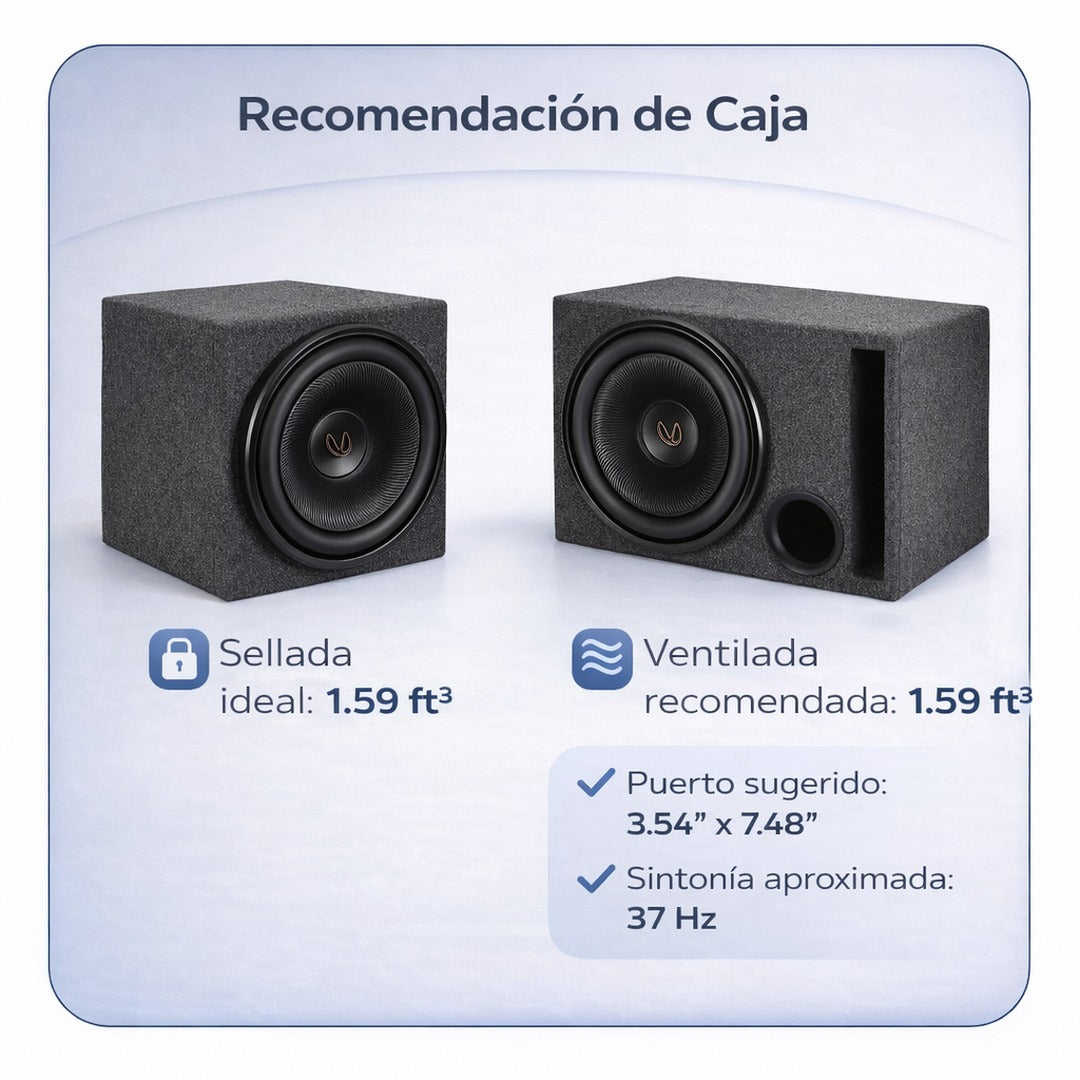 Subwoofer 12” Infinity Reference 123W 2Ω 4Ω
