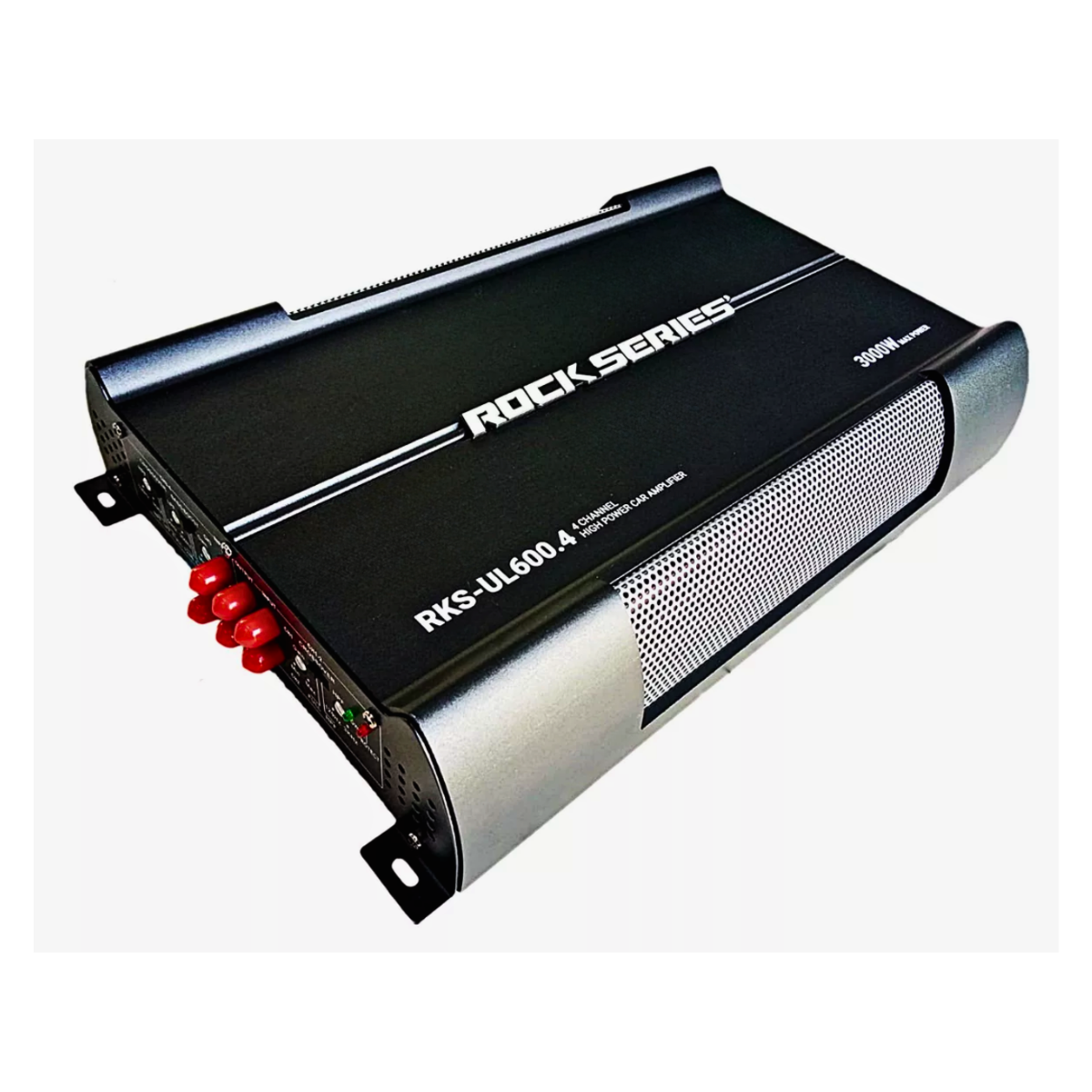Amplificador Rock Series RKS-UL600.4 - 3000W Máx, 4 Canales, Clase AB