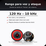 2 Bocinas 8 Pulgadas Medio Rango Cerwin Vega HEDPRO HED8P