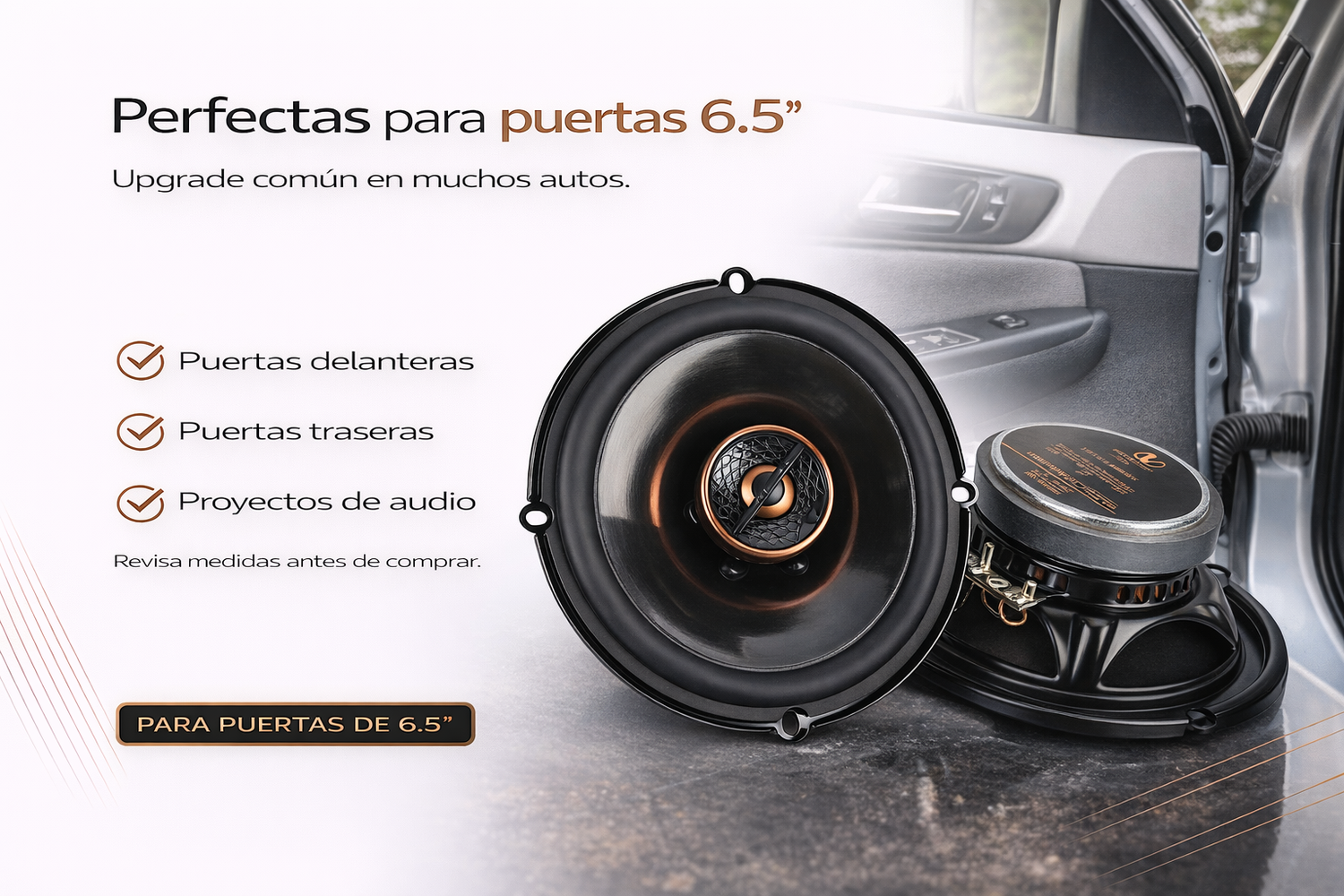 Bocinas Coaxiales Infinity Reference REF607F 6.5” 2 Vías