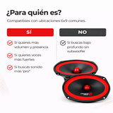 Bocinas Medios Rango Cerwin Vega De 6x9 Pulgadas Hed69p