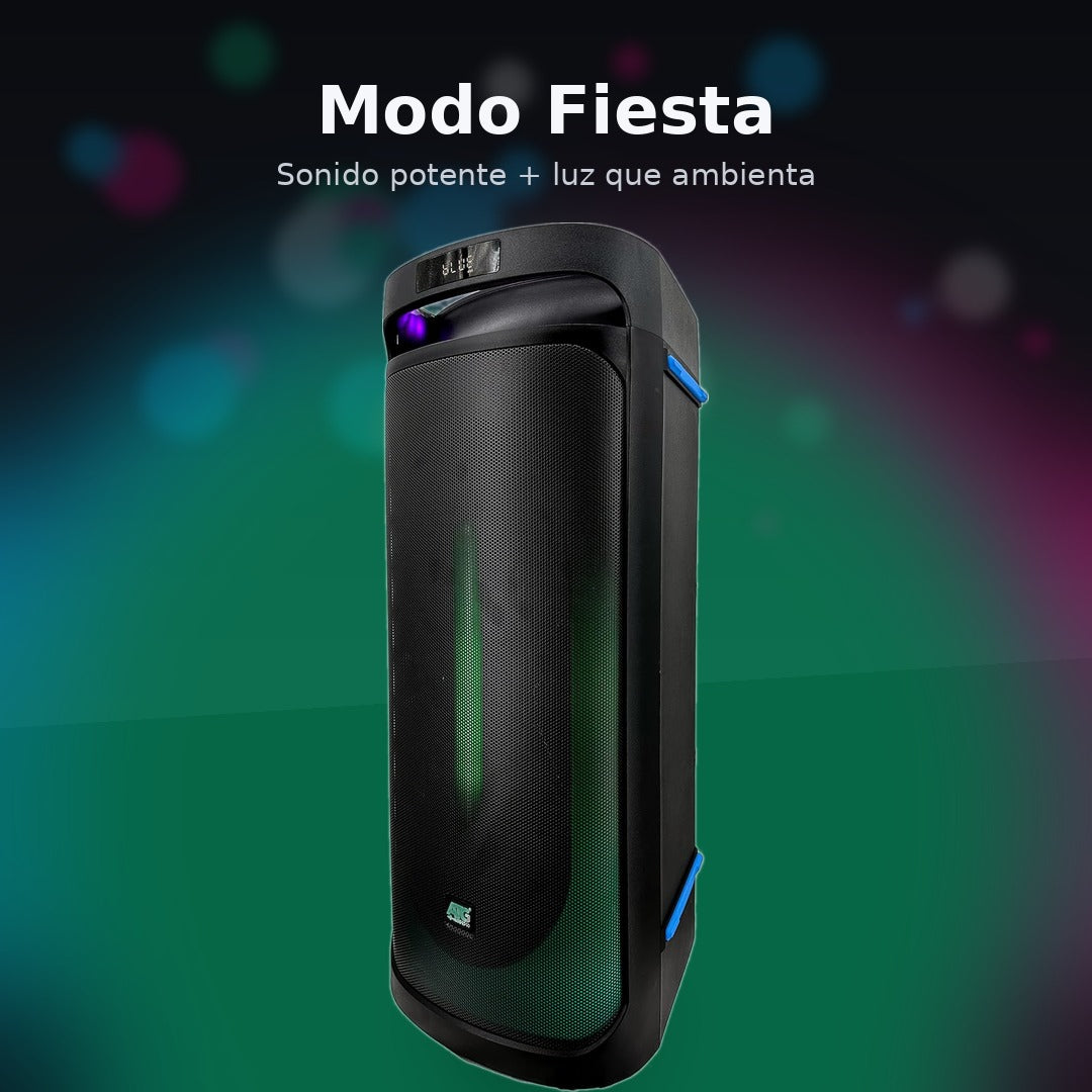 Bocina Party Box ATG FYRE-PRO880 8” Bluetooth LED