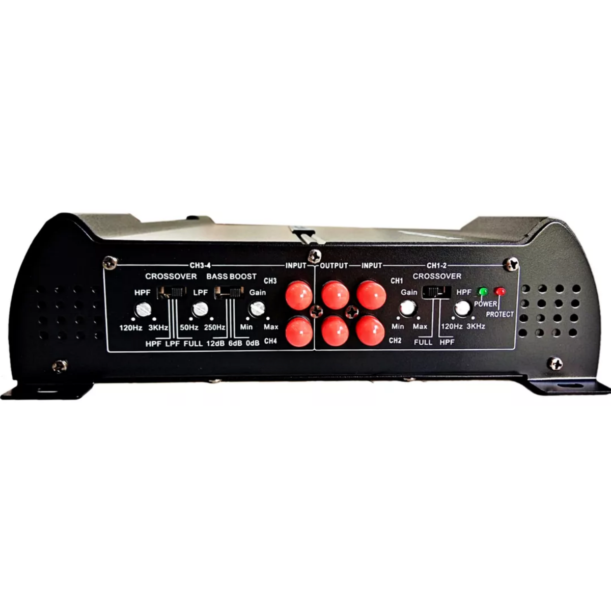 Amplificador Rock Series RKS-UL600.4 - 3000W Máx, 4 Canales, Clase AB