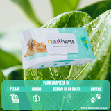 2 Pack 160 Toallitas Humedas Limpiadoras Pawsy Perros Gatos