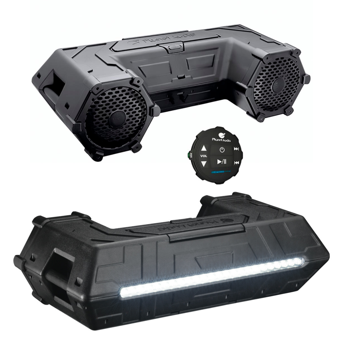 Bocinas Cuatrimoto Planet Audio PATV85 8” 700W | Bluetooth y LED Integrado