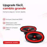 Bocinas Medios Rango Cerwin Vega De 6x9 Pulgadas Hed69p