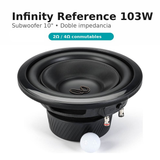Subwoofer 10” Infinity Reference 103W 2Ω 4Ω