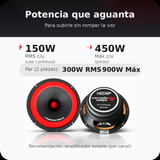 2 Bocinas 8 Pulgadas Medio Rango Cerwin Vega HEDPRO HED8P