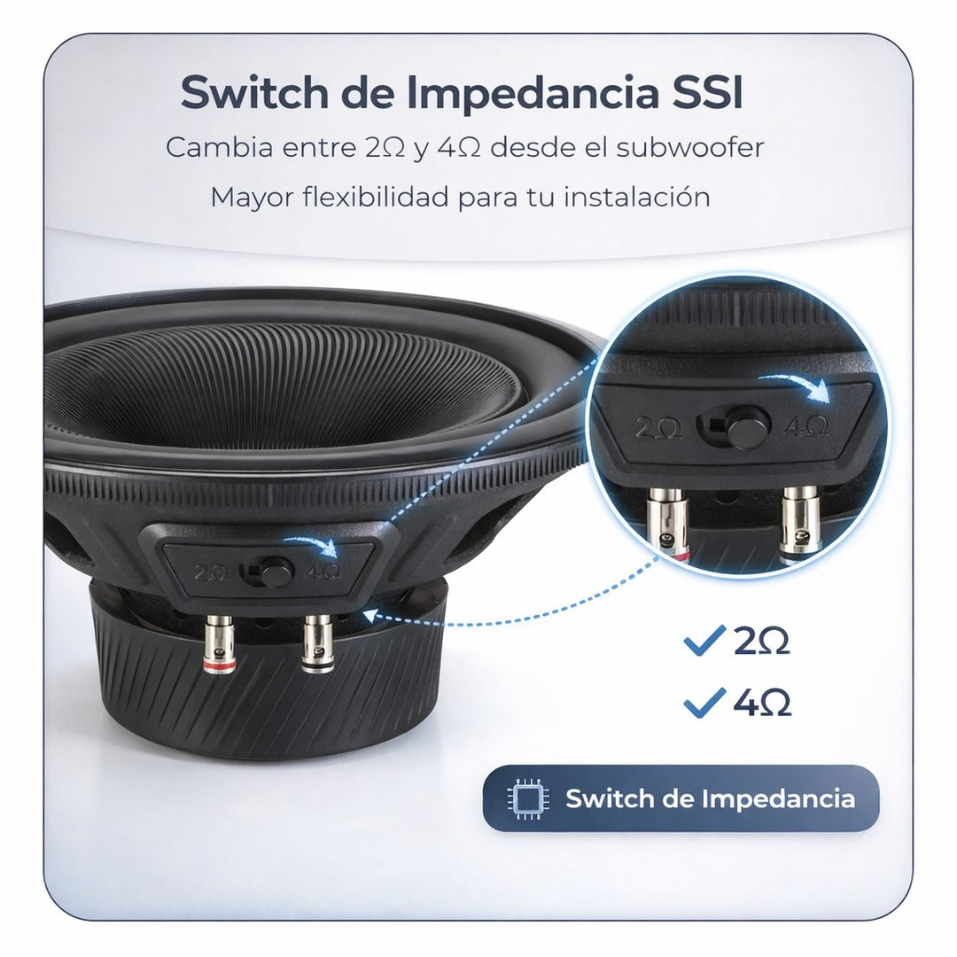 Subwoofer 12” Infinity Reference 123W 2Ω 4Ω