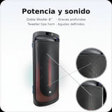 Bocina Party Box ATG FYRE-PRO880 8” Bluetooth LED