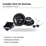 Set De Medios Infinity Reference REF607CF Bocinas 6.5 (Par)