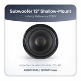 Subwoofer 12” Infinity Reference 123W 2Ω 4Ω