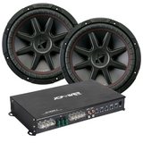 Paquete 2 subwoofer Kicker 43CVR124 + JC Power JC1600.1