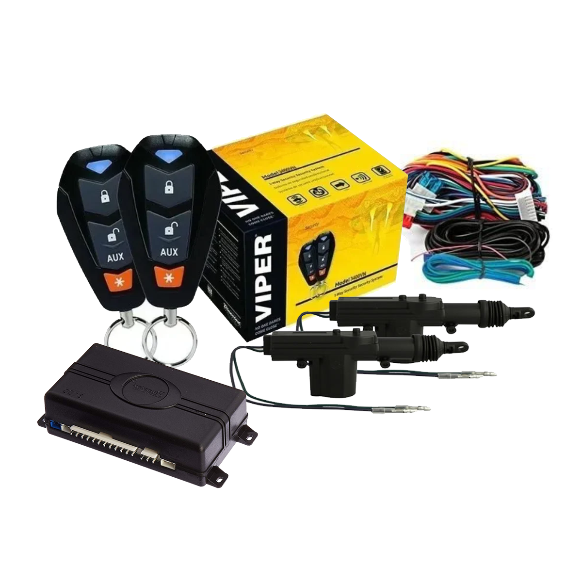 PAQUETE ALARMA VIPER 3400V + 2 ACTUADORES