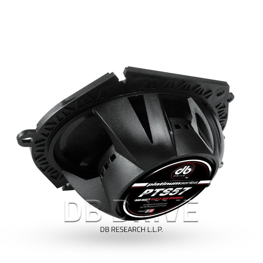 dB Drive PTS57: bocinas coaxiales Platinum 5x7 pulgadas